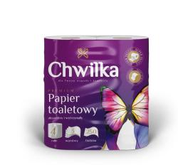 Chwilka papier toaletowy 4szt biały 3-warstwowy