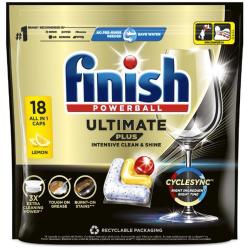 Finish Ultimate Plus tabletki do zmywarek 18 sztuk Lemon