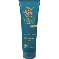 Green Velo Men szampon i żel pod prysznic 2w1 250ml Pomarańcz i Cedr