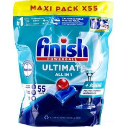 Finish Ultimate All in 1 Higiene tabletki do zmywarek 55 sztuk