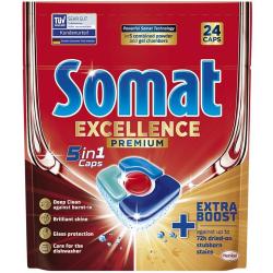 Somat Excellence 4in1 tabletki do zmywarek 24 sztuki