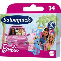 Salvequick Kids Barbie plastry dla dzieci 14 sztuk