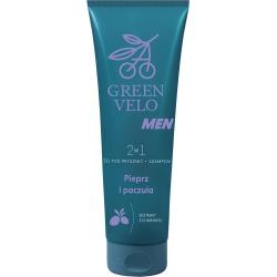 Green Velo MEN żel i szampon do włosów 2w1 250ml Pieprz i Paczula