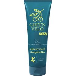 Green Velo Men szampon i żel pod prysznic 2w1 250ml Dębowy Mech i Bergamotka