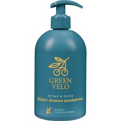 Green Velo mydło w płynie 500ml Róża i Drzewo Sandałowe pompka