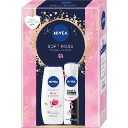 Nivea zestaw Soft Rose dezodorant + żel pod prysznic