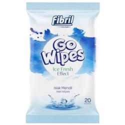 Go Wipes turystyczne chusteczki nawilżane 20 sztuk chłodzące