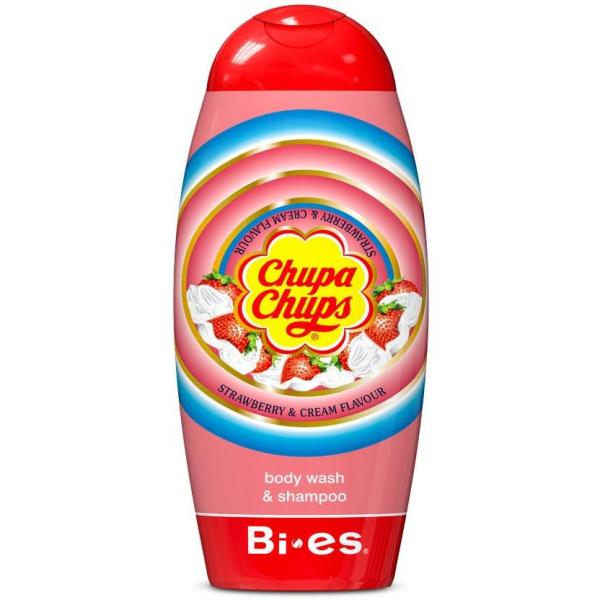 Bi-es żel pod prysznic 2w1 Chupa Chups Strawberry
