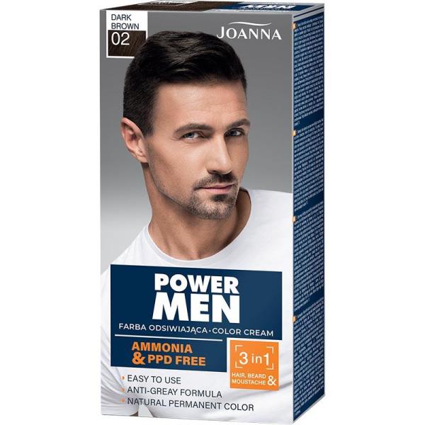 Joanna Power Men farba 02 Dark Brown
