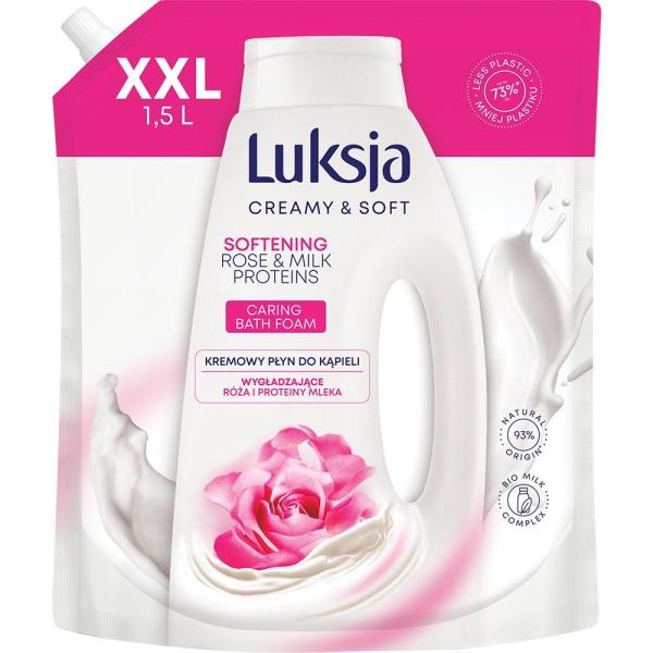 Luksja płyn do kąpieli 1,5L Rose zapas
