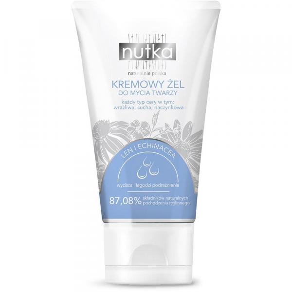 Nutka żel do mycia twarzy 150ml Len i Echinacea
