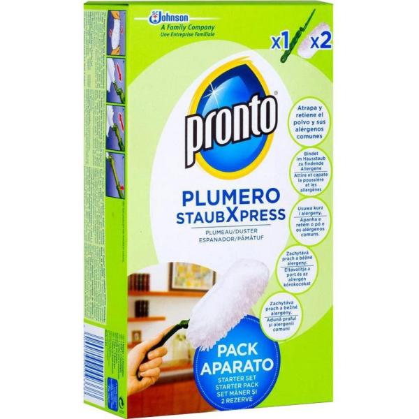 Pronto Duster szczotka do kurzu + 2 końcówki
