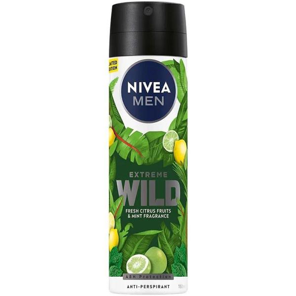 Nivea Men dezodorant Extreme Wild 150ml Citrus & Mint
