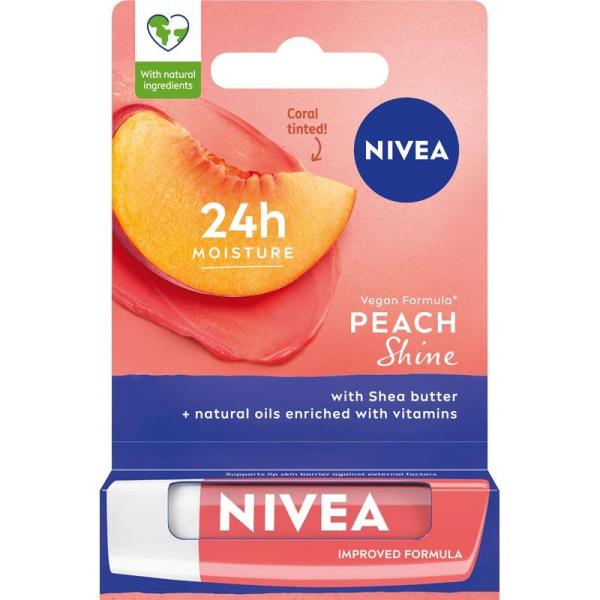 Nivea pomadka do ust Peach Shine
