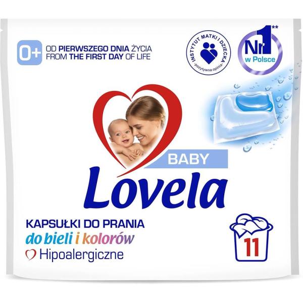 Lovela kapsułki piorące 11 sztuk Biel i Kolory
