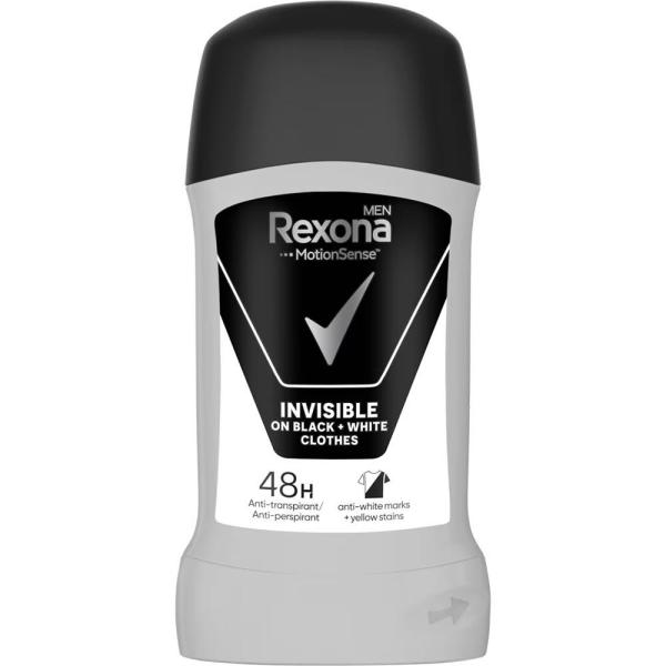 Rexona sztyft Men Invisible Black & White 50ml
