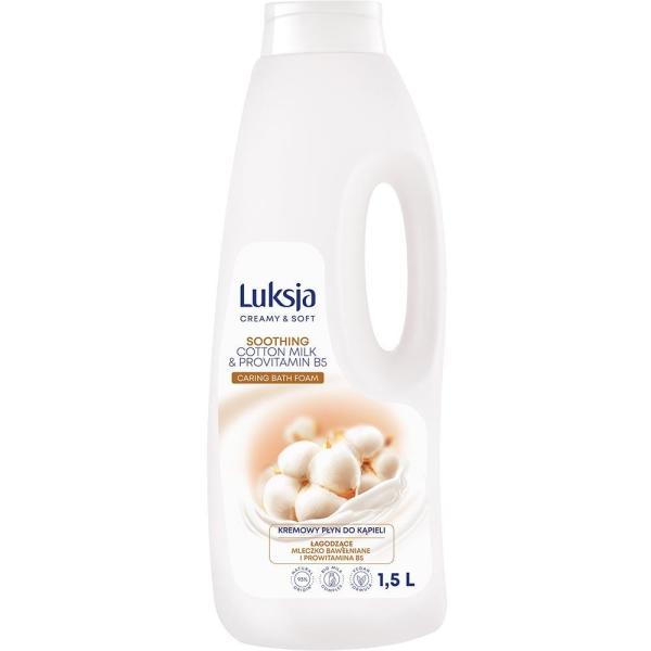 Luksja płyn do kąpieli Soothing 1,5L Bawełna i Prowitamina B5 