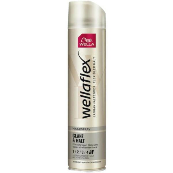 Wellaflex lakier do włosów glanz & halt (5) 250ml