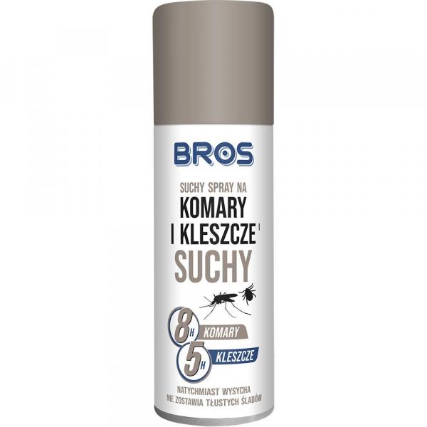 Bros suchy spray na komary i kleszcze