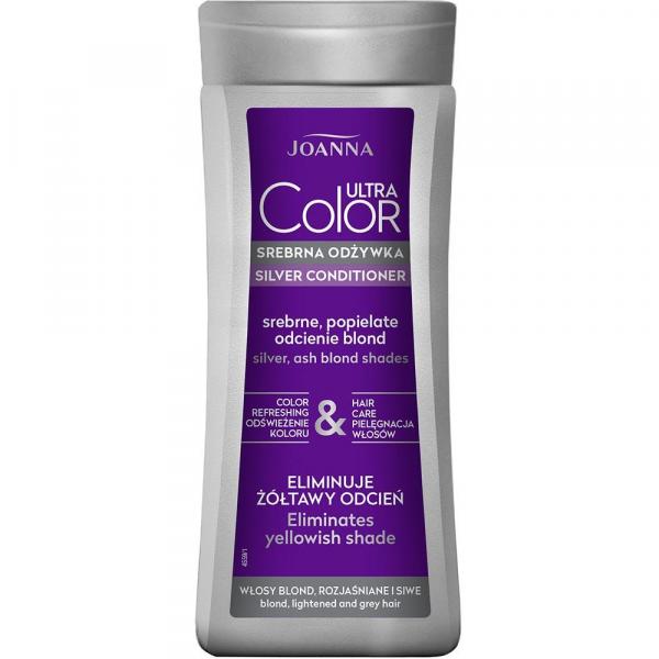 Joanna Ultra Color odżywka do włosów 200ml Srebrne odcienie blondu