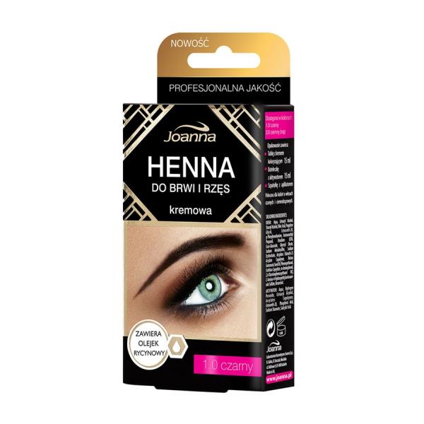 Joanna Henna do brwi i rzęs czarna 15ml