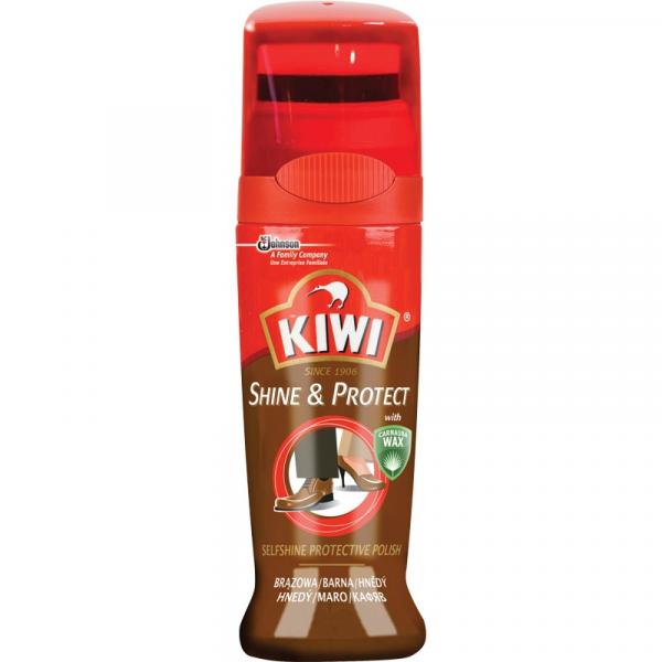 Kiwi pasta w płynie do butów brązowa 75ml