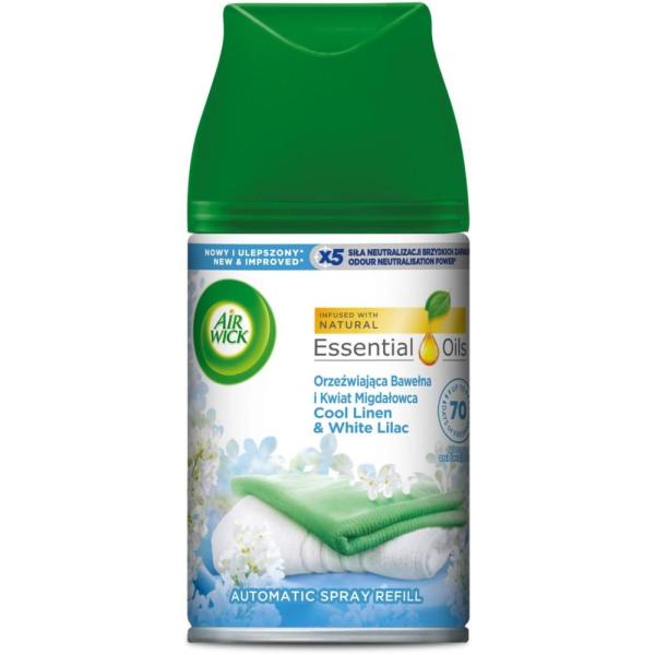 Air Wick Freshmatic wkład bawełna i kwiat migdałowca 250ml