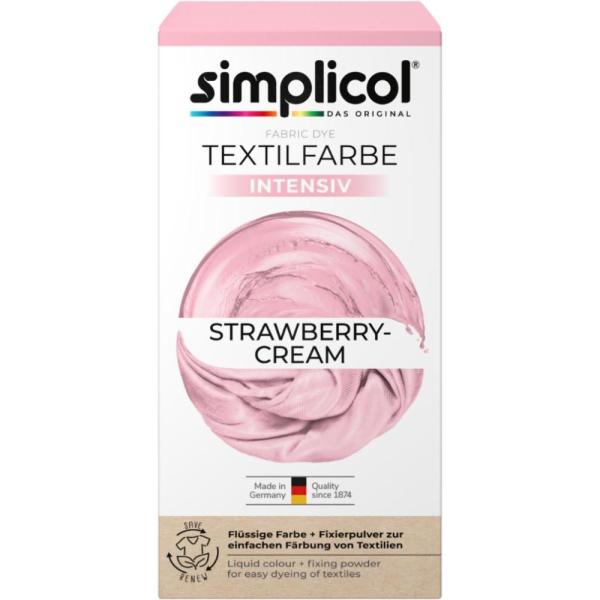 Simplicol farba do ubrań 560g Strawberry – Cream
