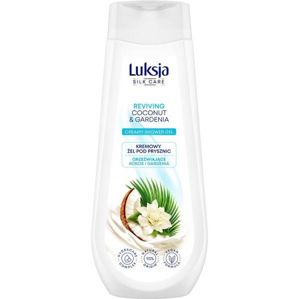 Luksja Silk Care żel pod prysznic 500ml Kokos i Gardenia