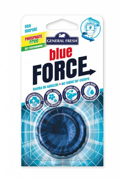 General Fresh blue kostka do spłuczki morska 1szt
