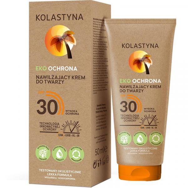 Kolastyna Opalanie krem do twarzy SPF30 Eko Ochrona 50ml
