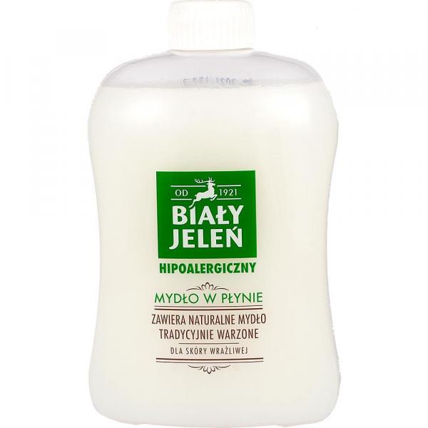 Biały Jeleń mydło w płynie 500ml zapas
