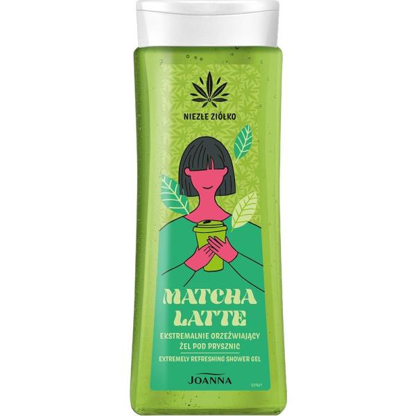 Joanna Niezłe Ziółko żel pod prysznic Matcha Latte 300ml Ekstremalnie Orzeźwiający 