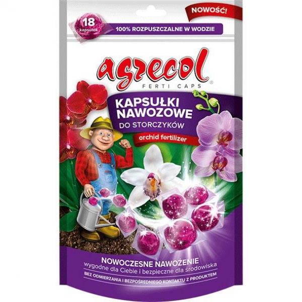 Agrecol kapsułki nawozowe do storczyków 18 sztuk

