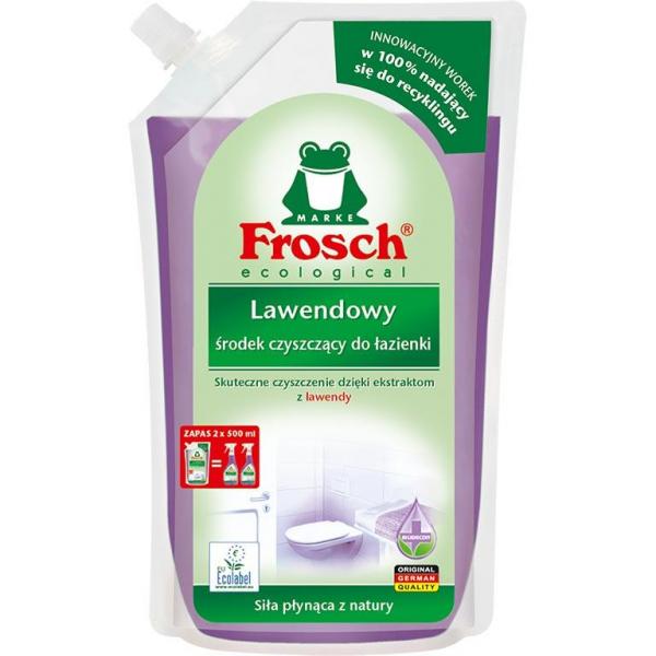 Frosch płyn do czyszczenia łazienki 1L Lawenda zapas
