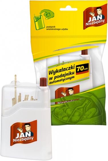 Jan Niezbędny wykałaczki w podajniku automatycznym
