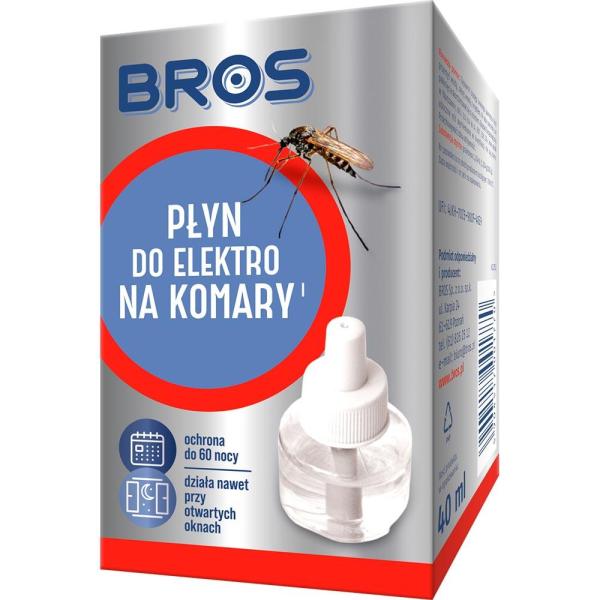 Bros elektro zapas w płynie na komary