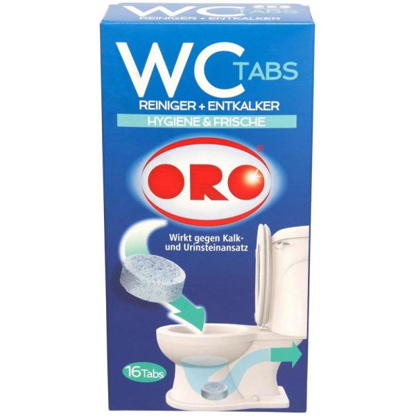 ORO tabletki do czyszczenia wc 16 sztuk