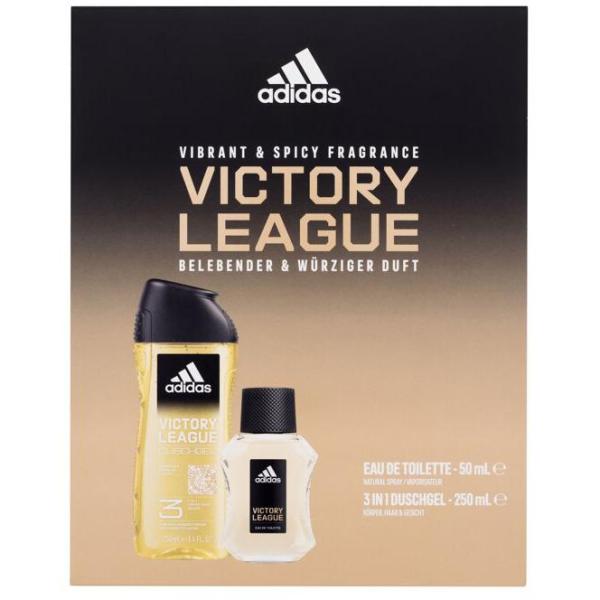 Adidas zestaw męski Victory League woda toaletowa + żel pod prysznic 