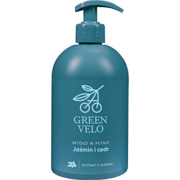 Green Velo mydło w płynie Jaśmin i Cedr 500ml dozownik
