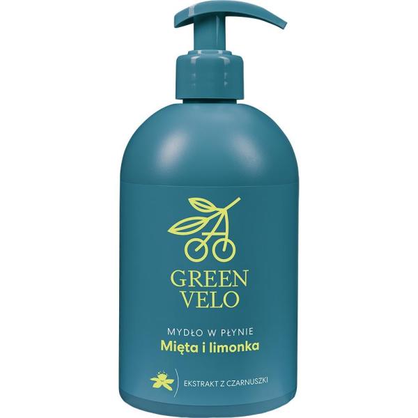 Green Velo mydło w płynie Mięta i Limonka 500ml dozownik
