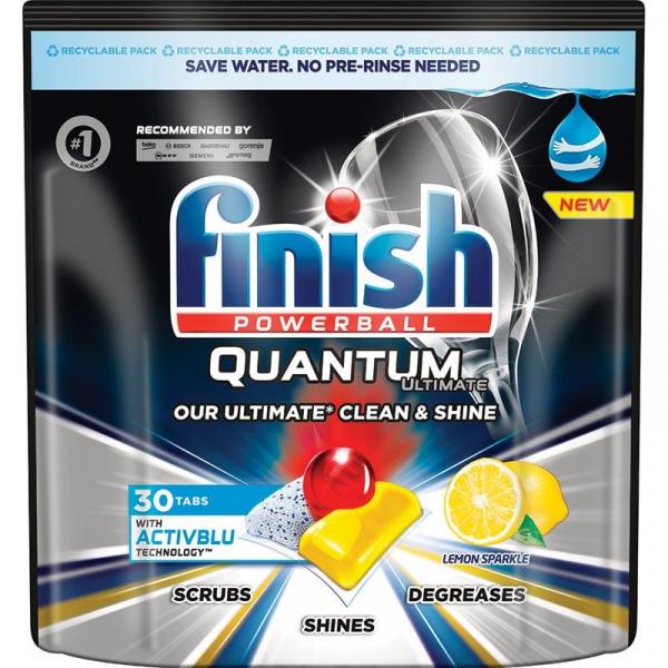 Finish Quantum tabletki do zmywarek 30 sztuk Lemon
