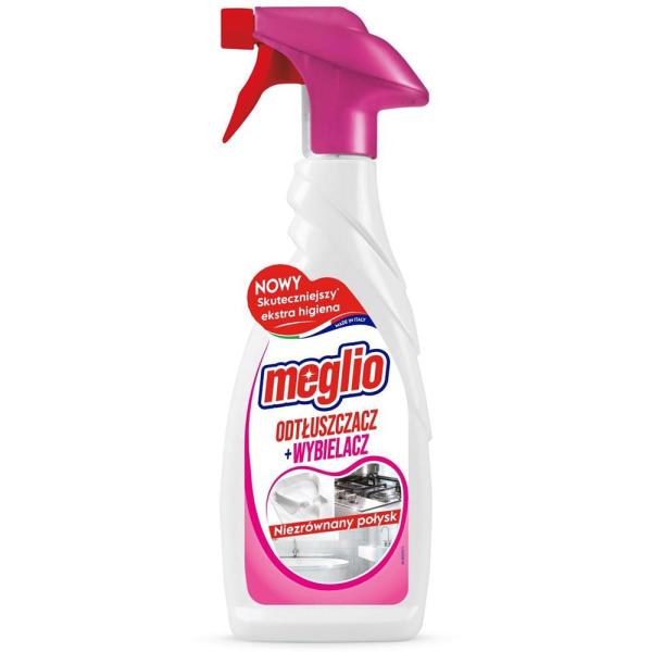 Meglio odtłuszczacz + wybielacz w piance 650ml spray
