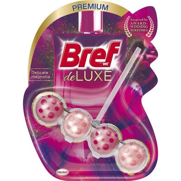 Bref De Luxe kulki – kostka do wc Delikatna Magnolia 50g